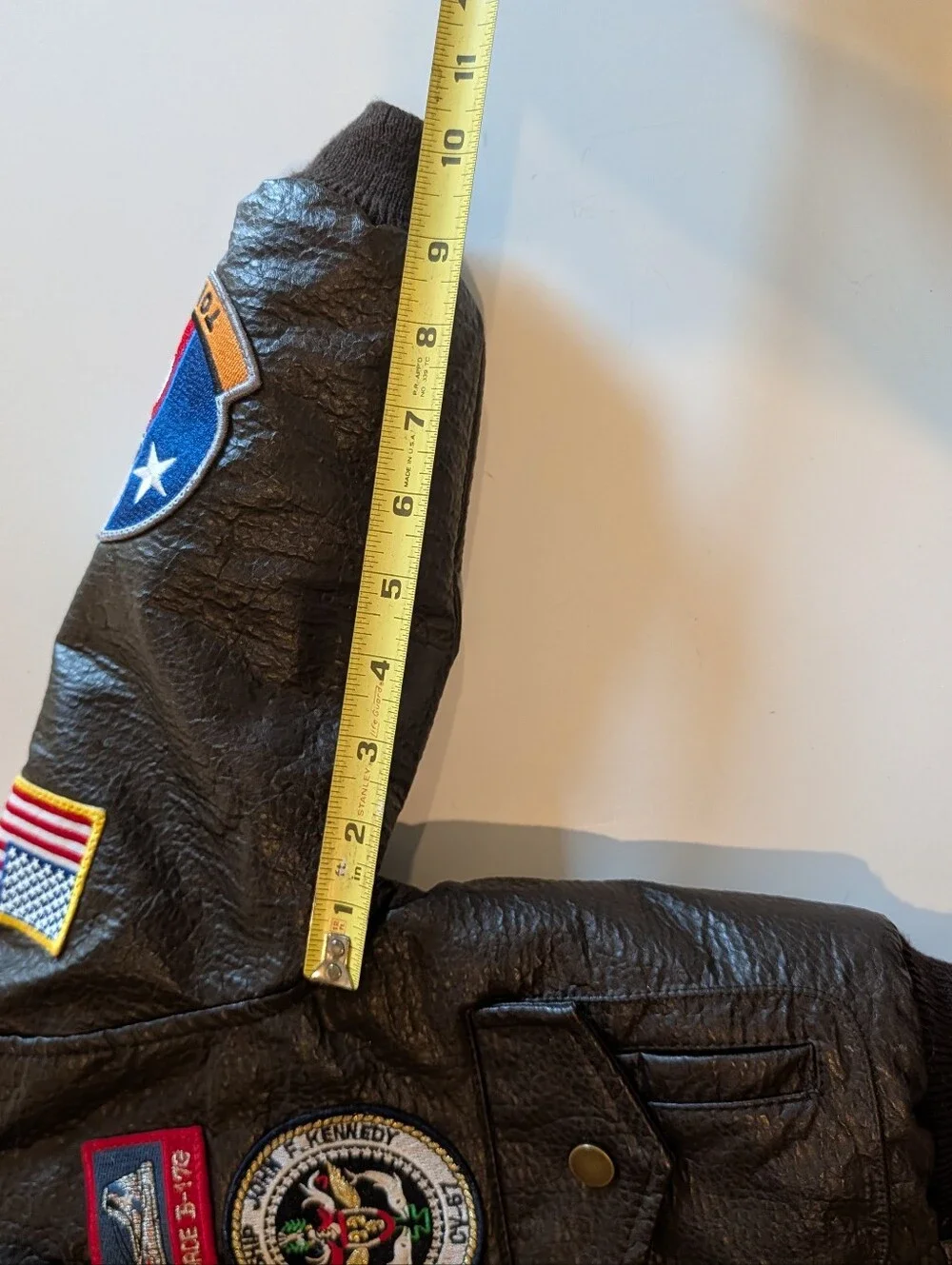 Kid's Bomber Flight Jacket With Tons Of Cool Patches 4T